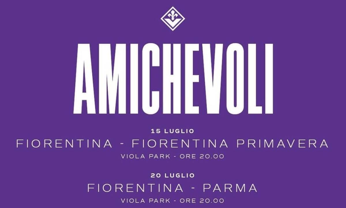 Le amichevoli della Fiorentina in estate, quasi tutte al Viola Park. Si parte con la Primavera, poi il Parma - 