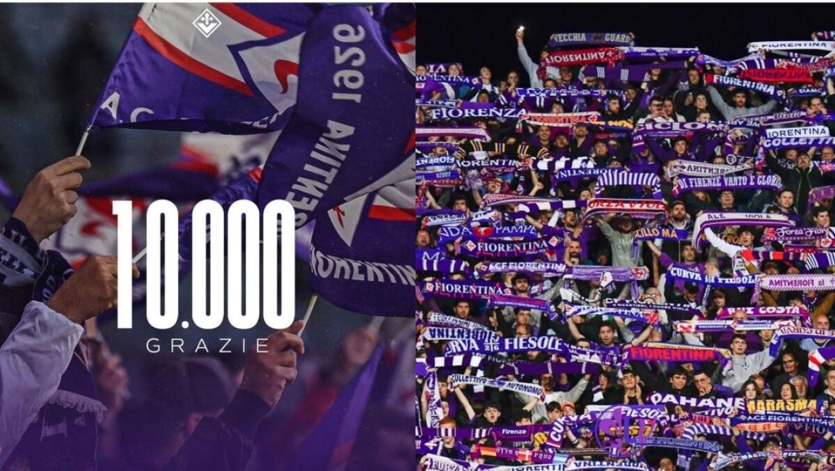 Raggiunti i 10 mila abbonati per la Fiorentina. Società fa marcia indietro e aggiunge la tariffa Under14 - 