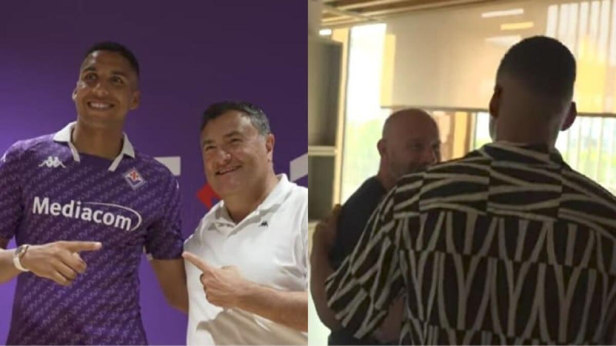 La Fiorentina accoglie Sabiri al Viola Park, arriva anche l'abbraccio con Italiano ed i dirigenti - 