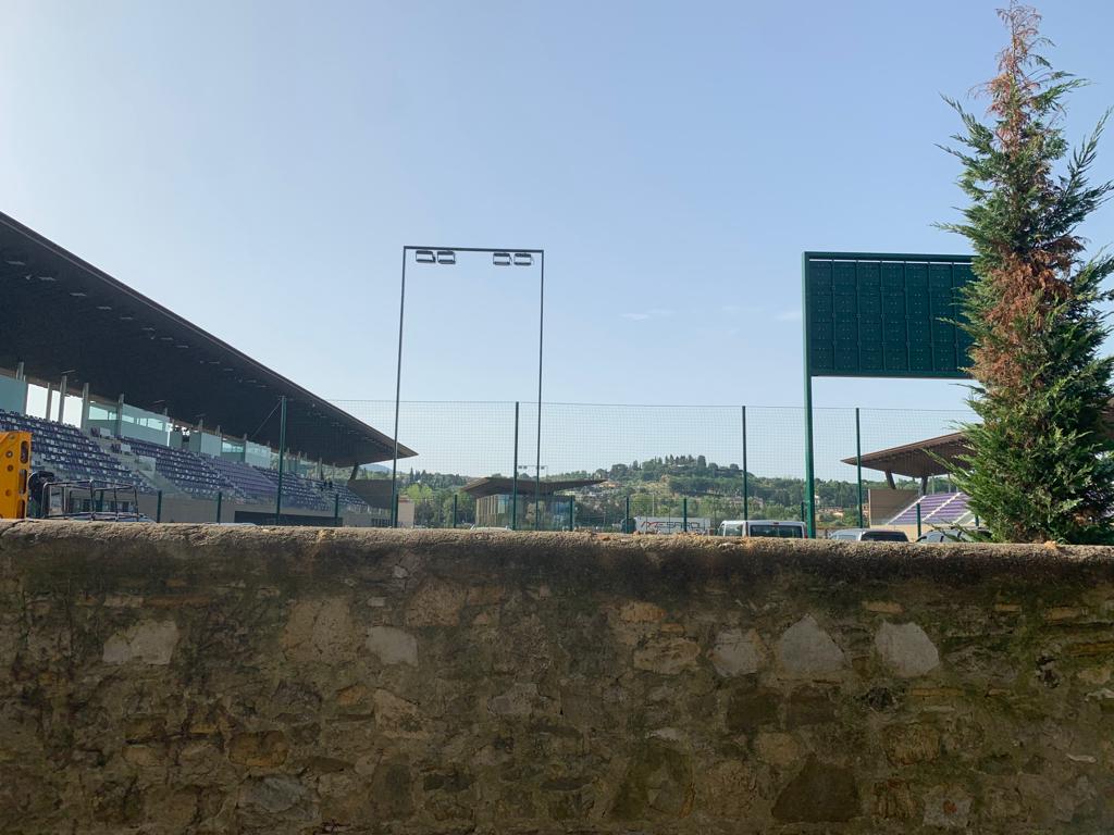 È tutto pronto al Viola Park per l'inizio del ritiro. Ecco tutte le fotografie dell'impianto
