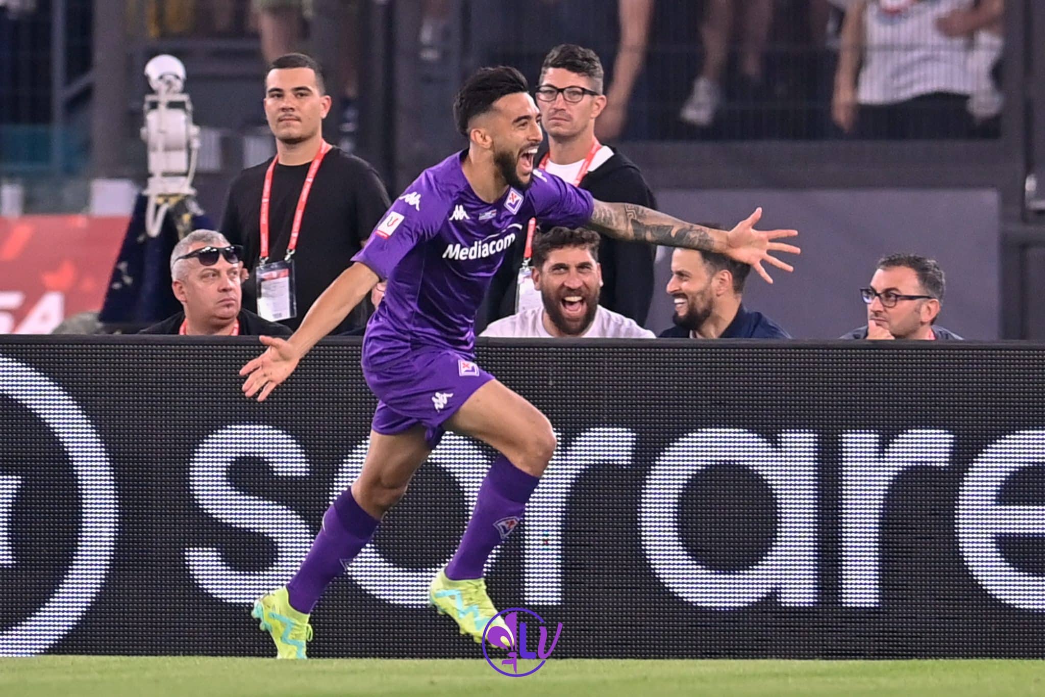 Esultanza Nico Gonzalez (Fiorentina)