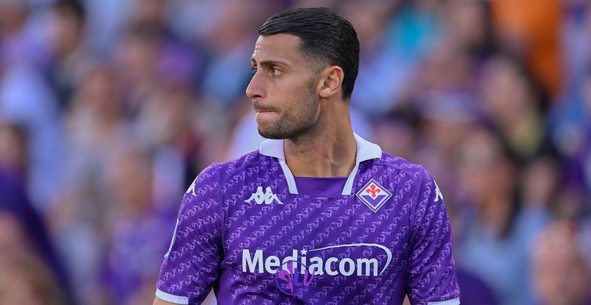 Papà e agente Mandragora al Viola Park: ribadita la sua importanza nella Fiorentina, Italiano contento - Roma, Stadio Olimpico, 27.05.2023, Fiorentina-Roma, foto Lisa Guglielmi. Copyright Labaroviola.com