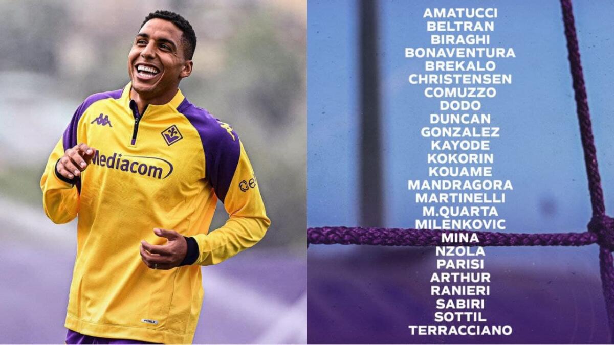 Convocati Fiorentina per il Rapid Vienna: out Infantino, Ikonè non recupera, Sabiri c'è - 