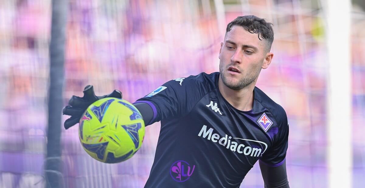Nazione: "Cerofolini la chiave per strappare Nzola allo Spezia? Il futuro del portiere è in bilico" - Roma, Stadio Olimpico, 27.05.2023, Fiorentina-Roma, foto Lisa Guglielmi. Copyright Labaroviola.com