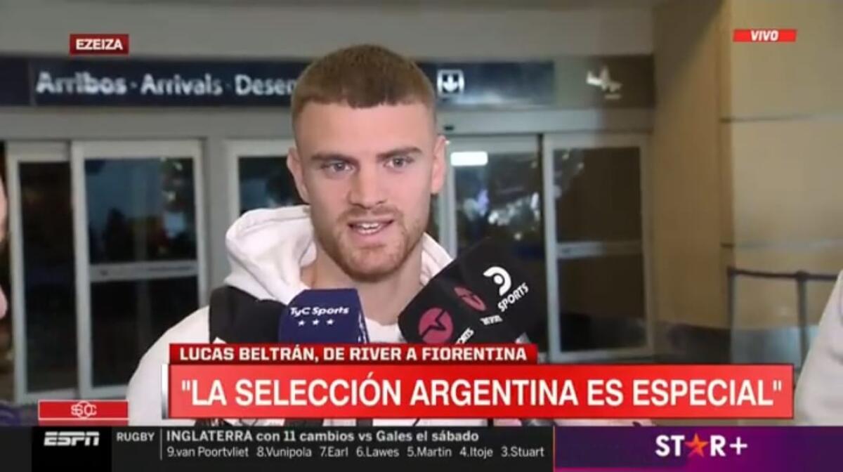 Beltran alla partenza per Firenze: "Ho parlato con Dybala ma il progetto della Fiorentina è molto buono" - 