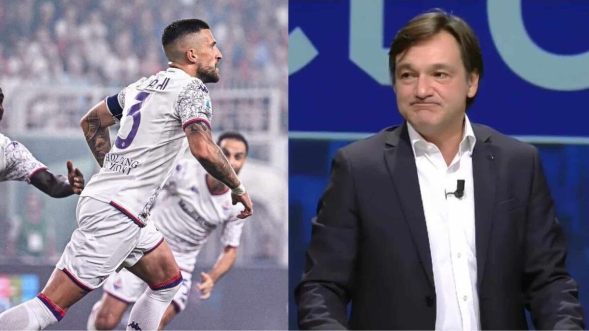 Gaffe di Caressa in diretta: "Biraghi non ha esultato per rispetto alla sua ex squadra". Ma sbaglia 2 volte - 