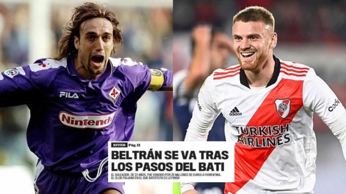 Beltran alla Fiorentina, le prime pagine dall'Argentina: "Se ne va sulle orme di Bati" - 
