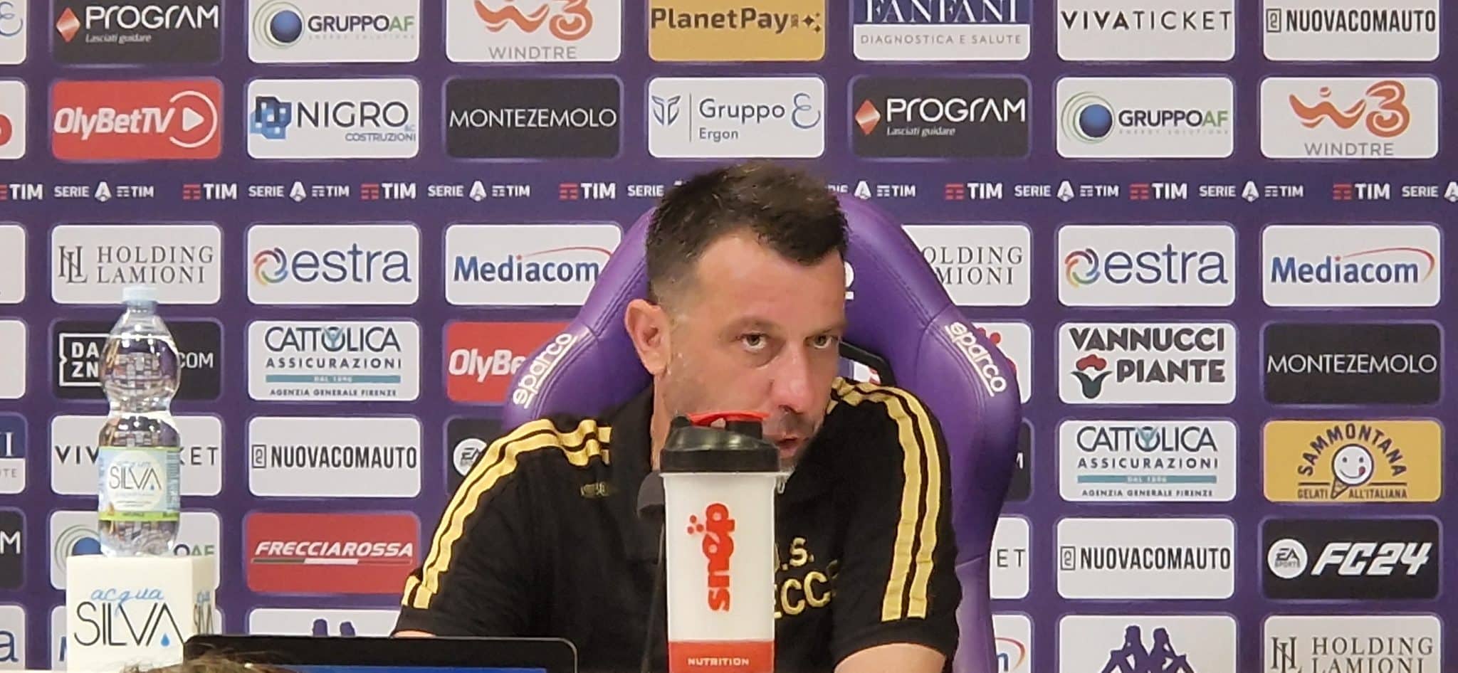 D'Aversa: "Nel primo tempo sembrava che era il Lecce la squadra che aveva giocato in Europa"