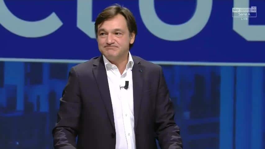 Gaffe di Caressa in diretta: "Biraghi non ha esultato per rispetto alla sua ex squadra". Ma sbaglia 2 volte