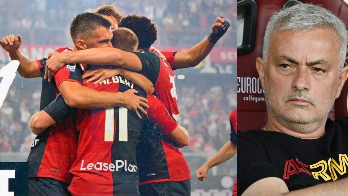 Al Marassi ha vinto solo la Fiorentina. Affonda la Roma, il Genoa gliene fa 4. Mourinho flop - 