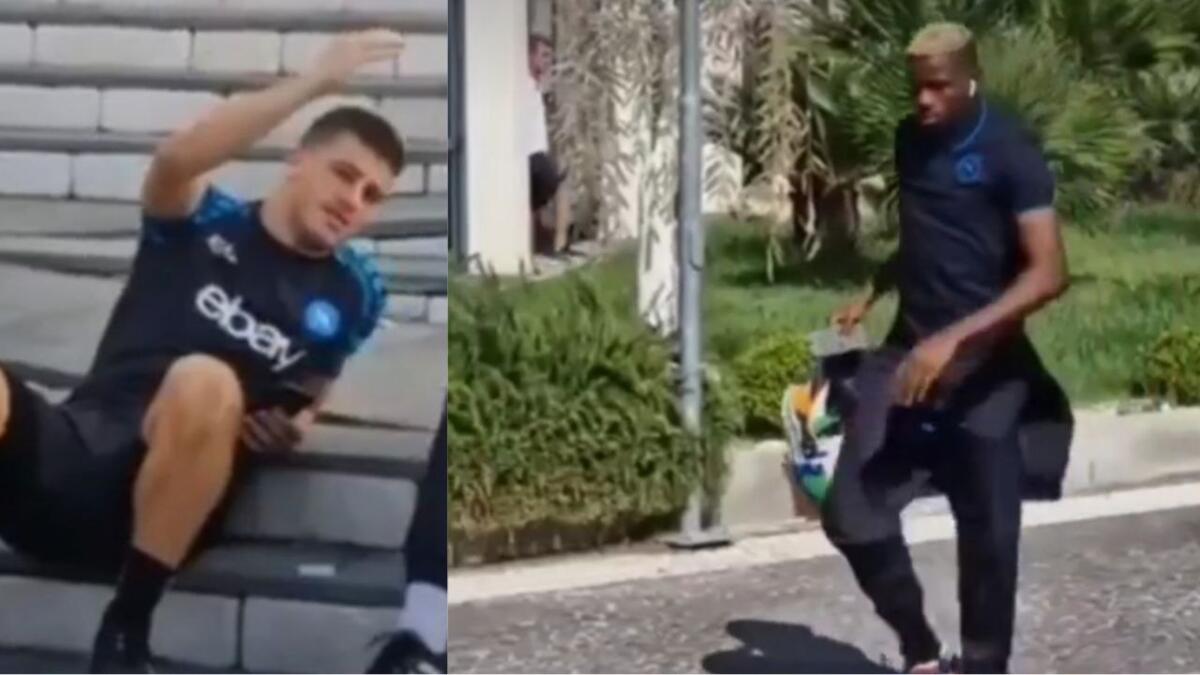 Continua il caso Osimhen a Napoli: arriva in ritiro ma non saluta. Demme e compagni ci restano male - 