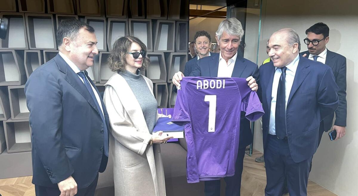 Abodi: "Viola Park? Eccellenza a livello internazionale, la testimonianza della determinazione di Commisso" - Foto profilo Twitter TgR Toscana