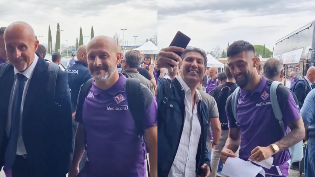 Fiorentina in partenza da Peretola per la sfida di domani contro il Genk. Il video - 
