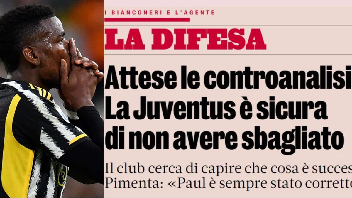Pogba dopato, la Juventus è sicura al 100% di aver agito correttamente con il francese. Solo un errore per loro - 