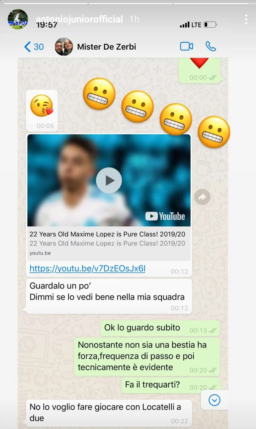Maxime Lopez e quella volta in cui De Zerbi rivelò a Vacca su Whatsapp dove lo avrebbe fatto giocare