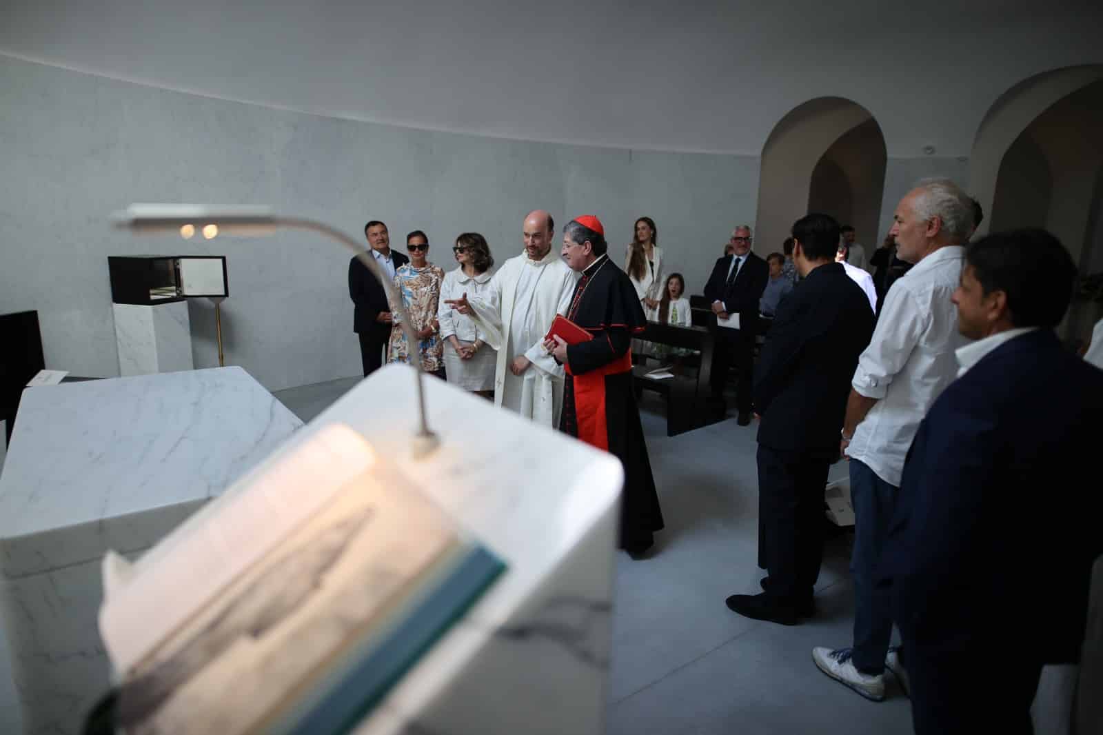 Oggi è stata consacrata la Cappella Santa Caterina al Viola Park: presenti Commisso e Catherine