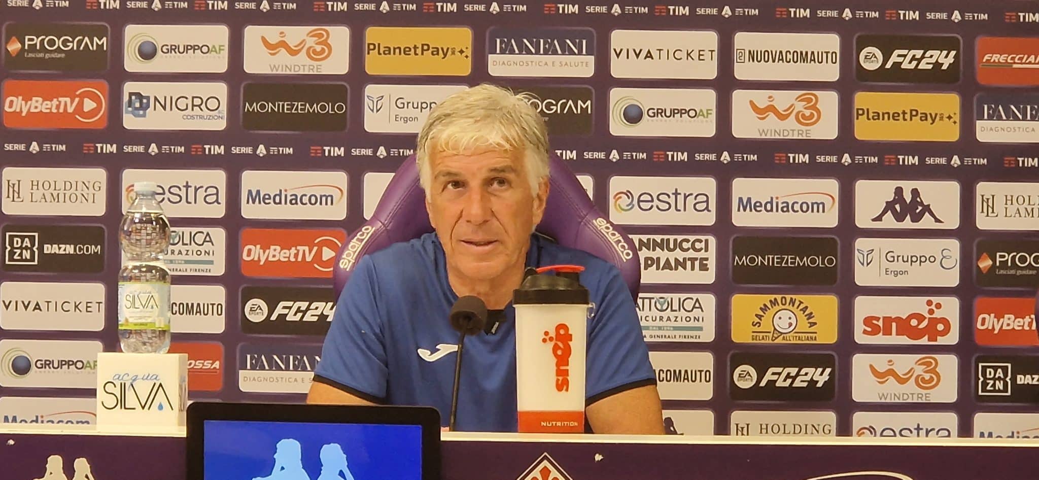 Gasperini: "Il tifoso della Fiorentina è frustrato perchè per 6 anni su 7 gli siamo arrivati davanti"