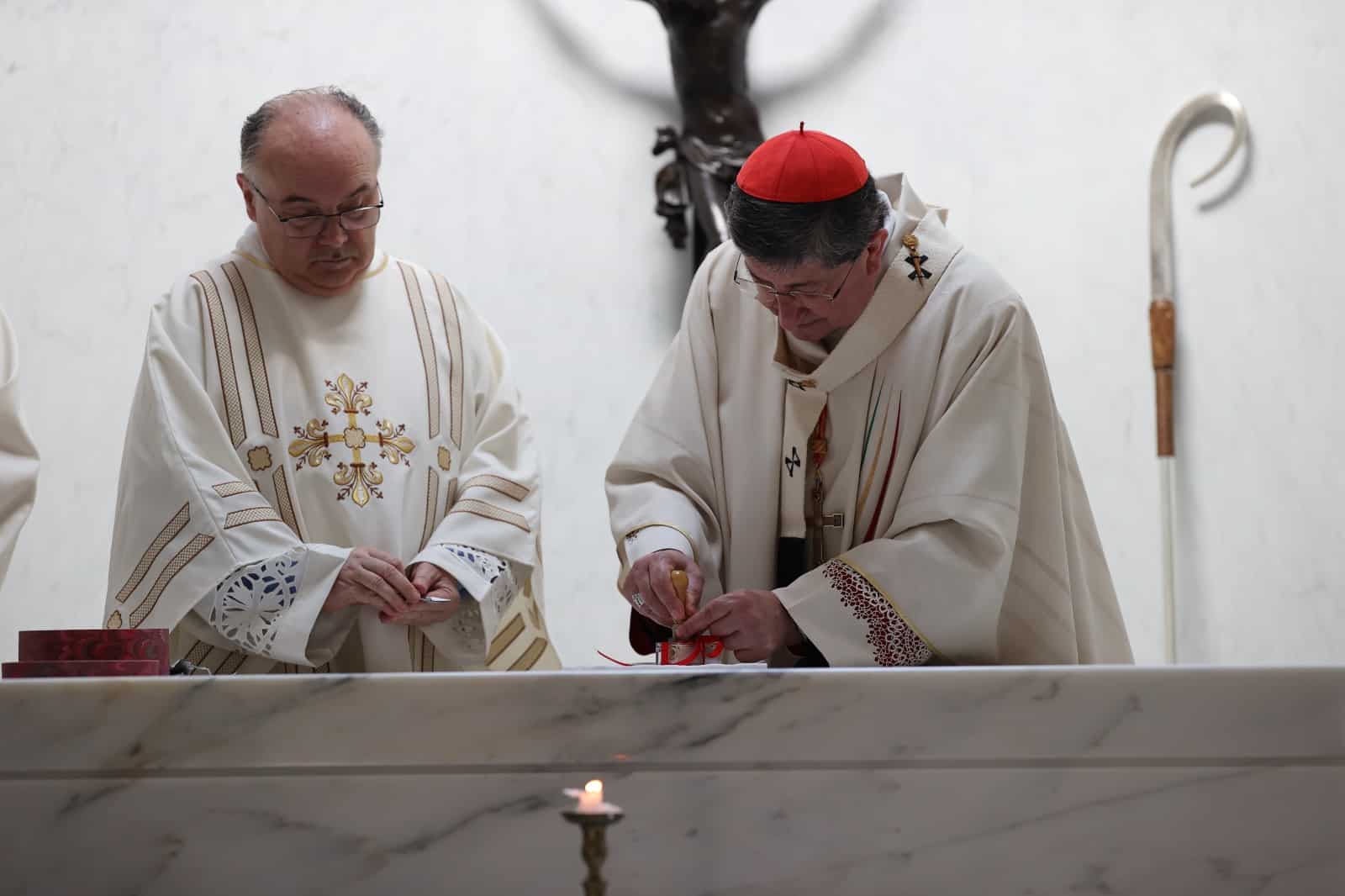 Oggi è stata consacrata la Cappella Santa Caterina al Viola Park: presenti Commisso e Catherine