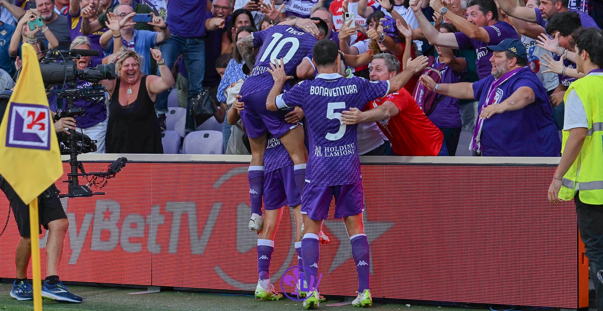 Firenze, Stadio Artemio Franchi, 17.09.2023, Fiorentina-Atalanta, foto Lisa Guglielmi. Copyright Labaroviola.com