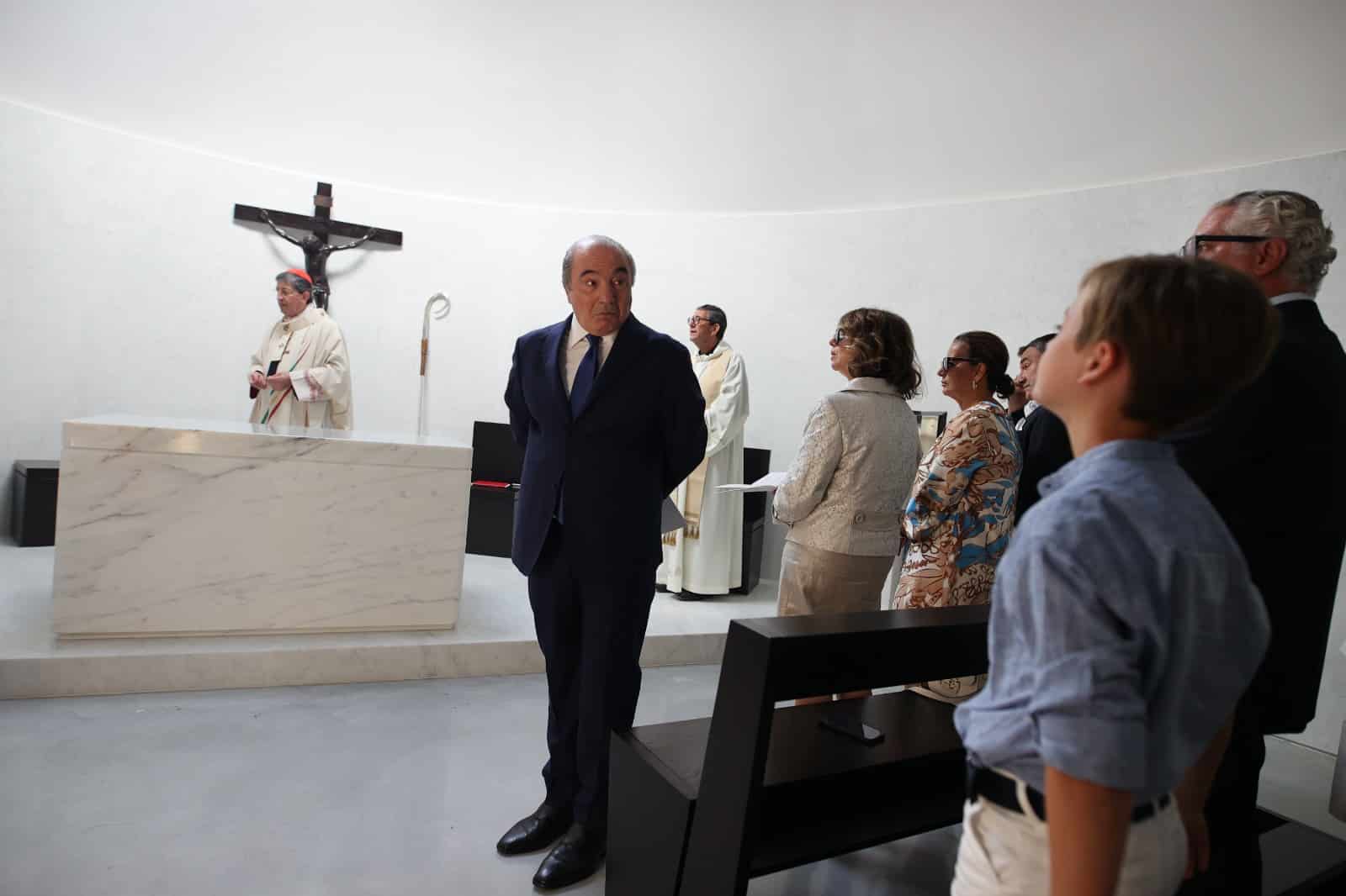 Oggi è stata consacrata la Cappella Santa Caterina al Viola Park: presenti Commisso e Catherine