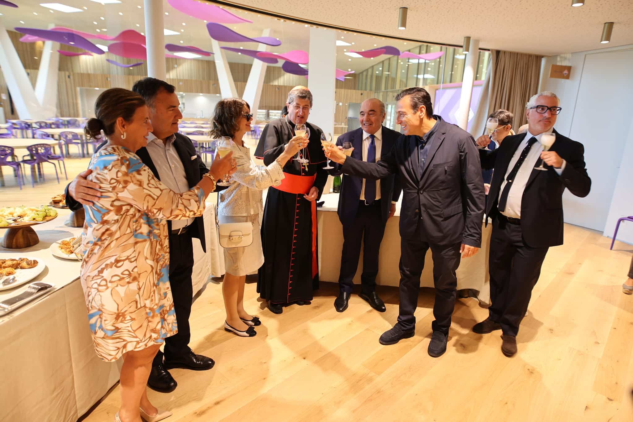 Oggi è stata consacrata la Cappella Santa Caterina al Viola Park: presenti Commisso e Catherine