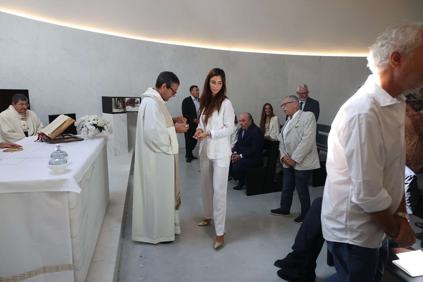 Oggi è stata consacrata la Cappella Santa Caterina al Viola Park: presenti Commisso e Catherine