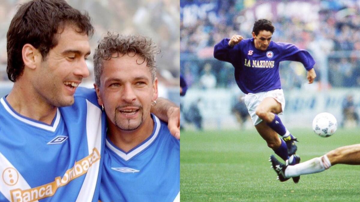 Guardiola: "Baggio? Conosciuto dopo 7 operazioni, non camminava. Chissà quanto era forte alla Fiorentina" - 