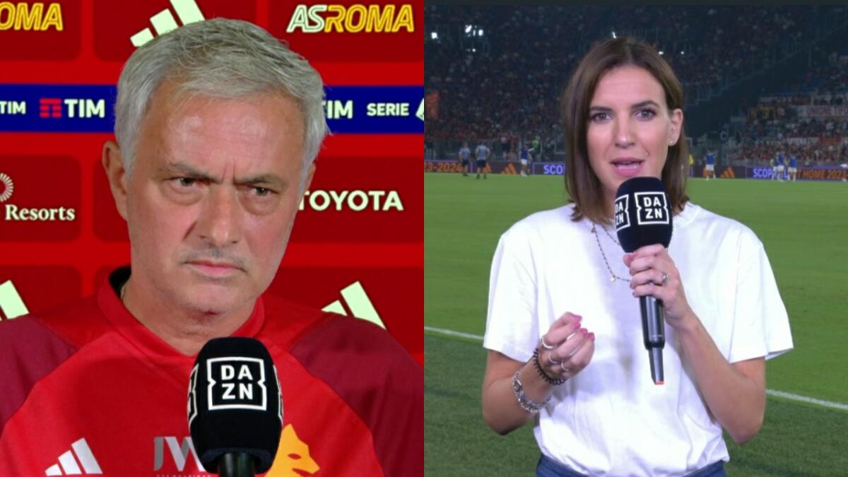 Mourinho attacca la giornalista in diretta: "Ti sembra la domanda da fare prima di una partita?" - 