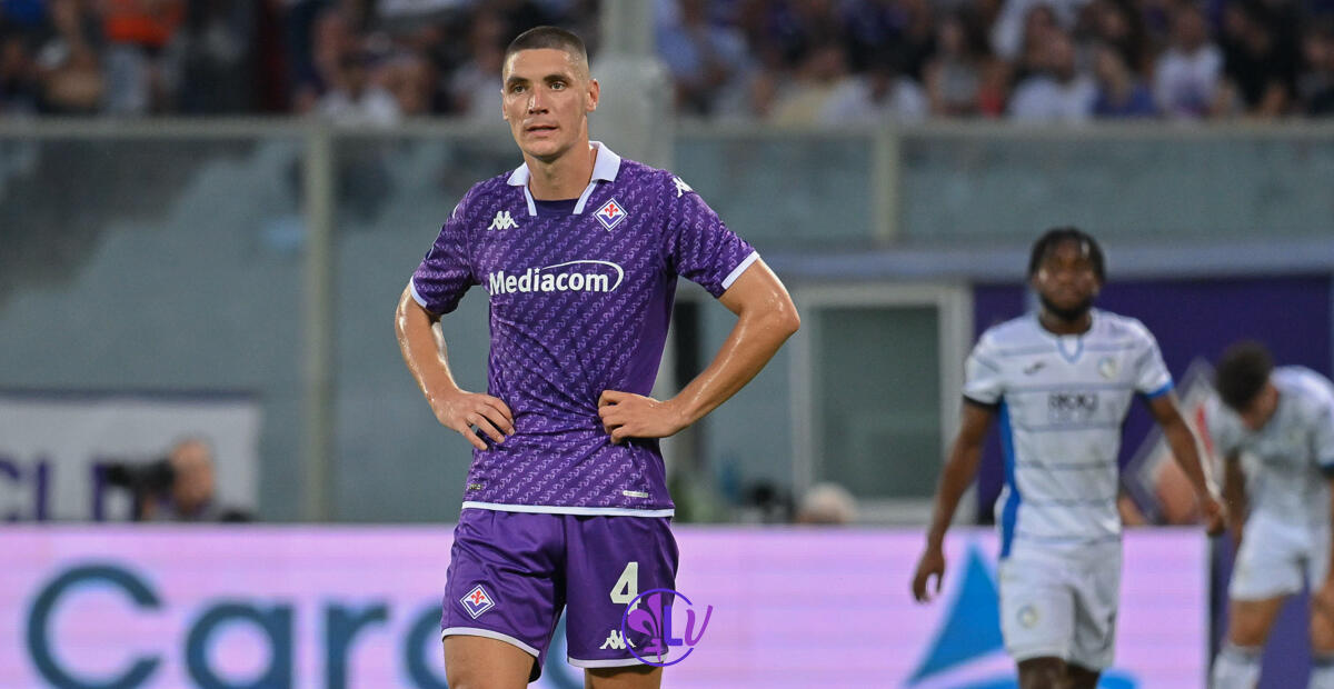 Milenkovic è un disastro contro l'Empoli, responsabilità sui due gol è da 4 per tutti i giornali - Firenze, Stadio Artemio Franchi, 17.09.2023, Fiorentina-Atalanta, foto Lisa Guglielmi. Copyright Labaroviola.com