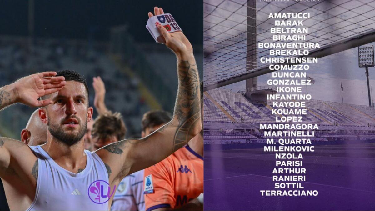 Convocati Fiorentina per il Cagliari: Biraghi stringe i denti e ce la fa, tutti a disposizione - 