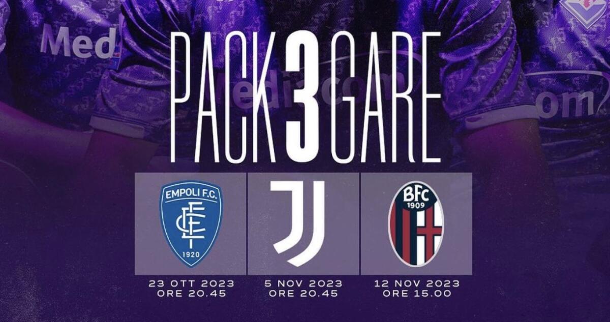 La Fiorentina chiama a raccolta i tifosi: in vendita il pack per Empoli, Juve e Bologna. Le info - 