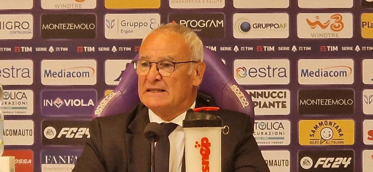 Ranieri sincero: "La Fiorentina è un altro livello. Se si perde si impara? Saremmo degli scienziati" - 