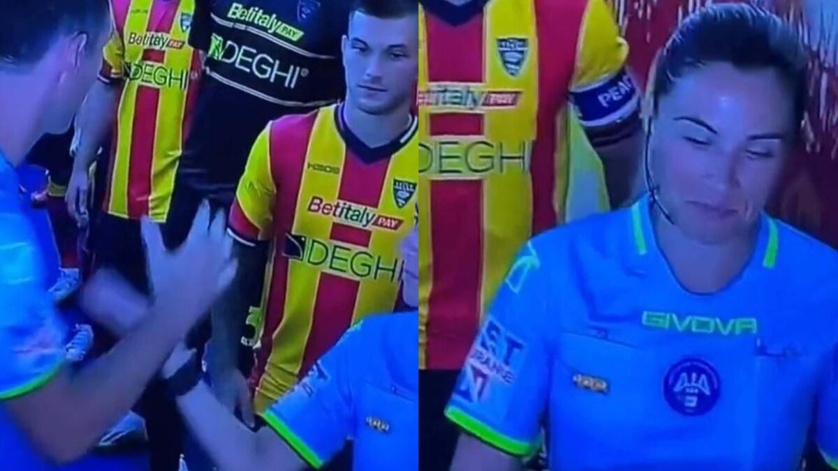 Arbitro Sacchi ignora l'assistente e sceglie di non dargli la mano. Rocchi furioso, lo sospende per una partita - 