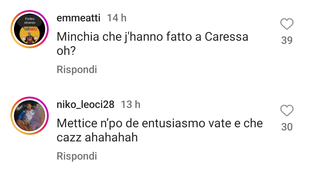 Caressa senza entusiasmo al gol di Bonaventura, i tifosi se ne accorgono: "Gli è morto il gatto?"
