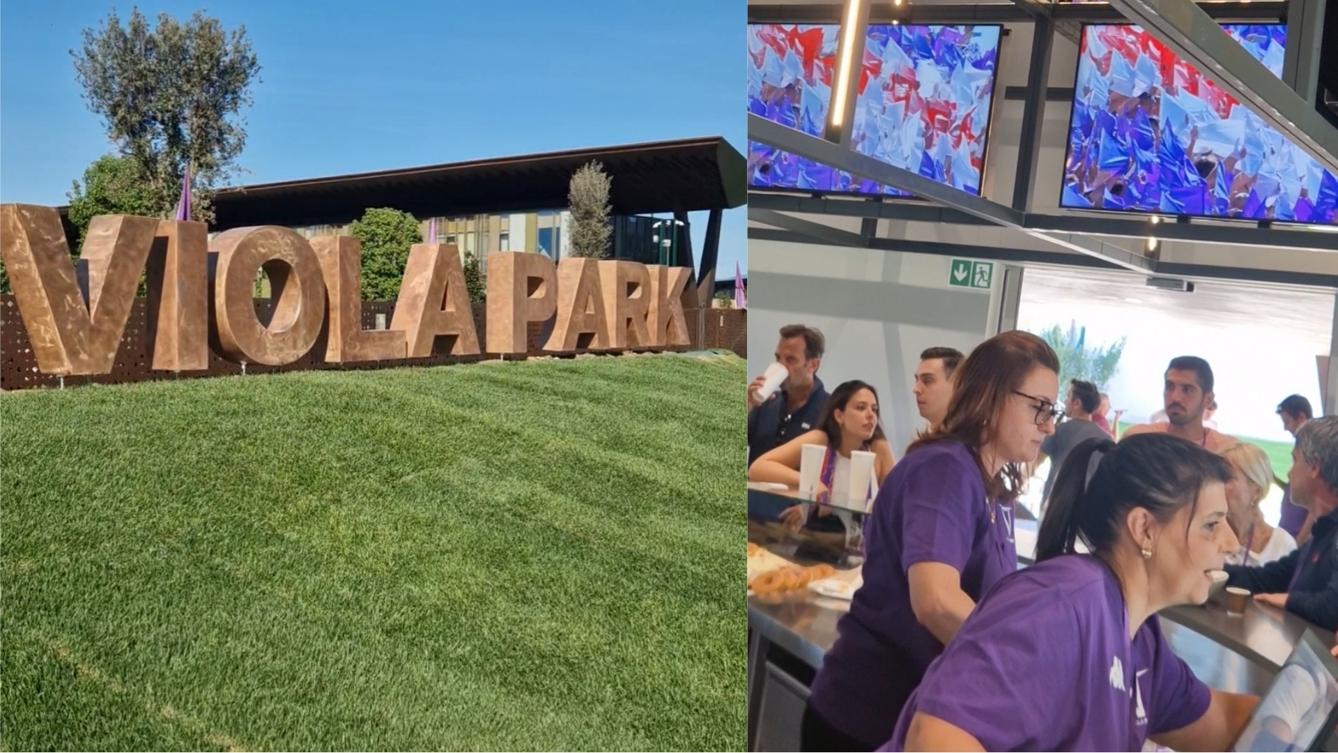 Da domani apre il Bar del Viola Park per colazione e aperitivi. Il parcheggio sarà all'interno del centro sportivo