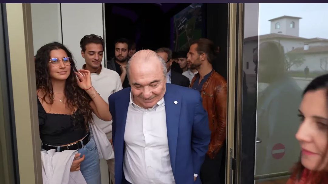 Oggi studenti universitari di Economia al Viola Park. Tante domande per il Presidente Commisso