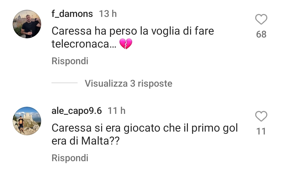 Caressa senza entusiasmo al gol di Bonaventura, i tifosi se ne accorgono: "Gli è morto il gatto?"