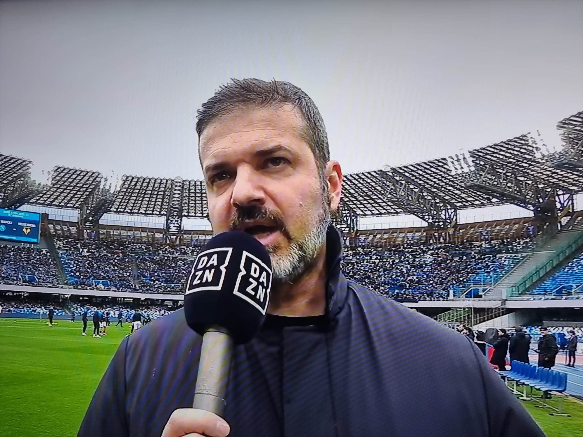 Stramaccioni imbarazza Dazn, costretto a scusarsi in diretta: "Mi sono fatto prendere dal momento"