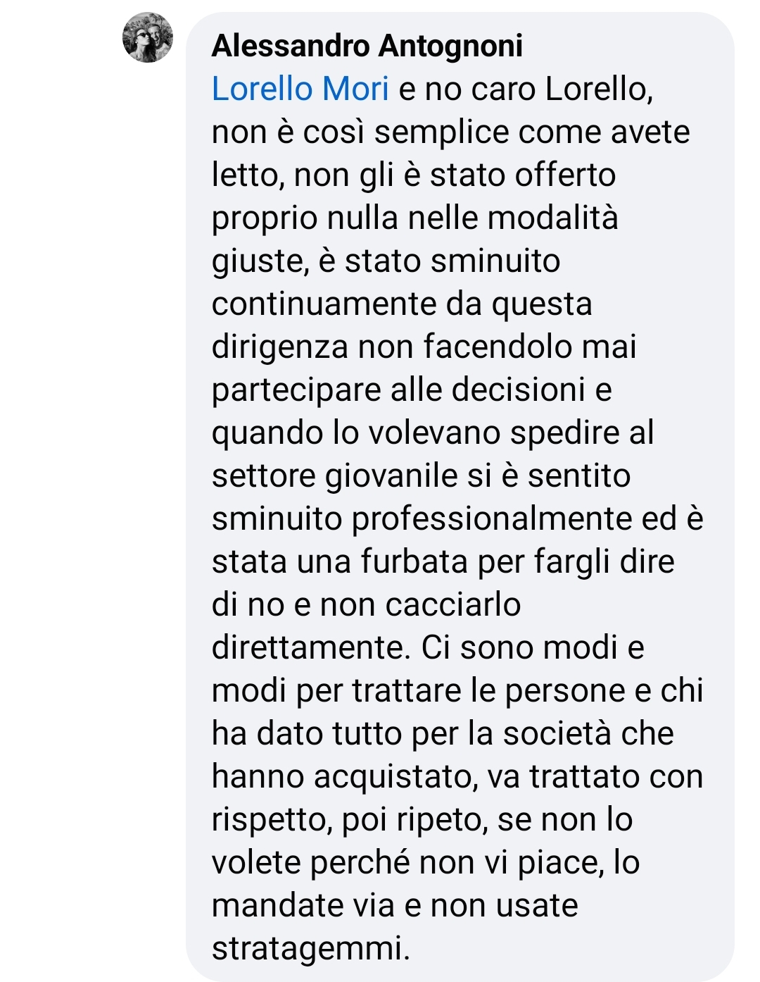 Figlio Antognoni attacca: "Della Fiorentina gli interessa zero. Lo hanno cacciato dall'ufficio. Sono esseri inutili"