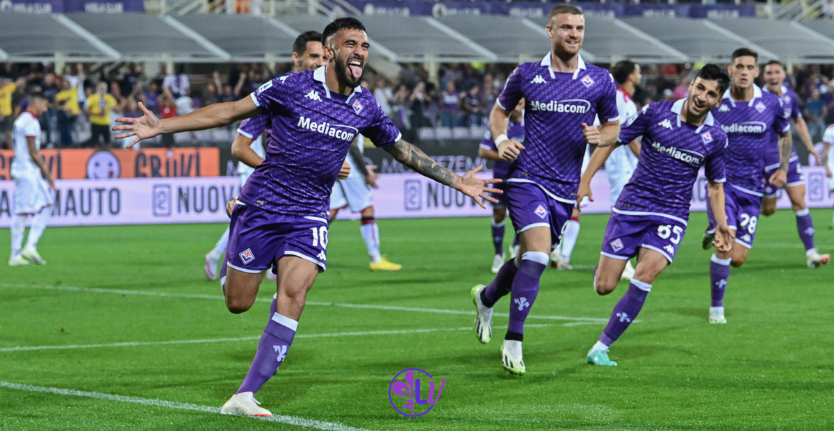 Firenze, Stadio Artemio Franchi, 02.10.2023, Fiorentina-Cagliari, foto Lisa Guglielmi. Copyright Labaroviola.com