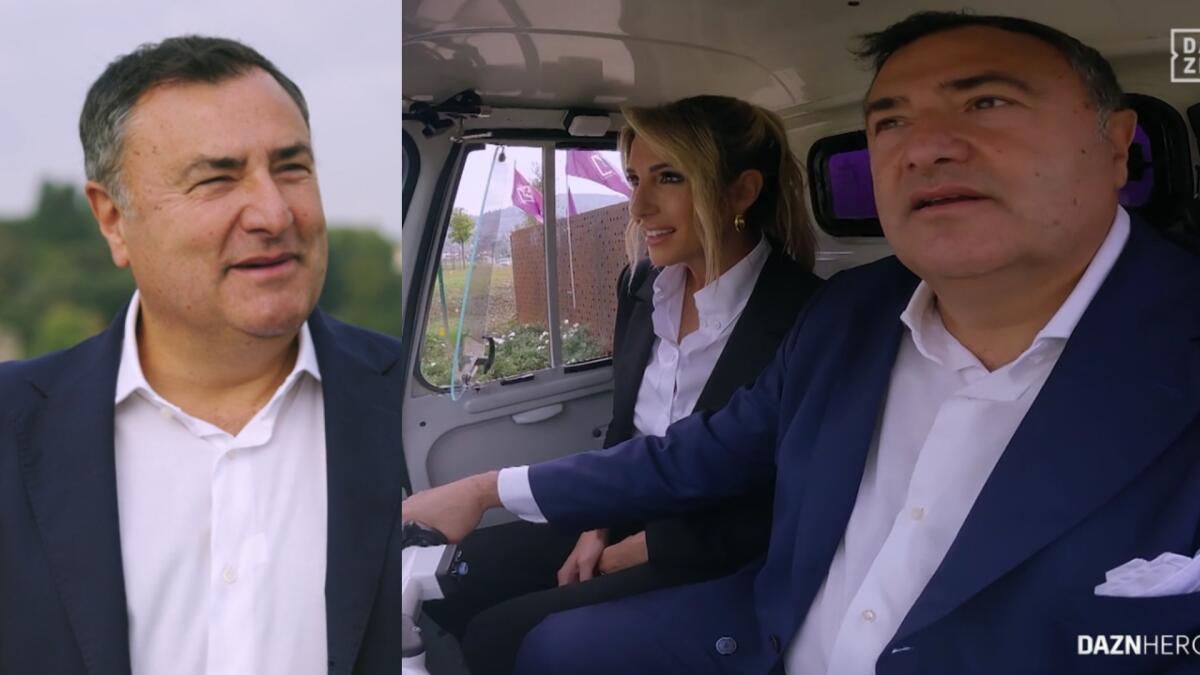 Barone con Giorgia Rossi a Dazn: "Ormai sono diventato come i fiorentini per le battute e le battaglie" - 