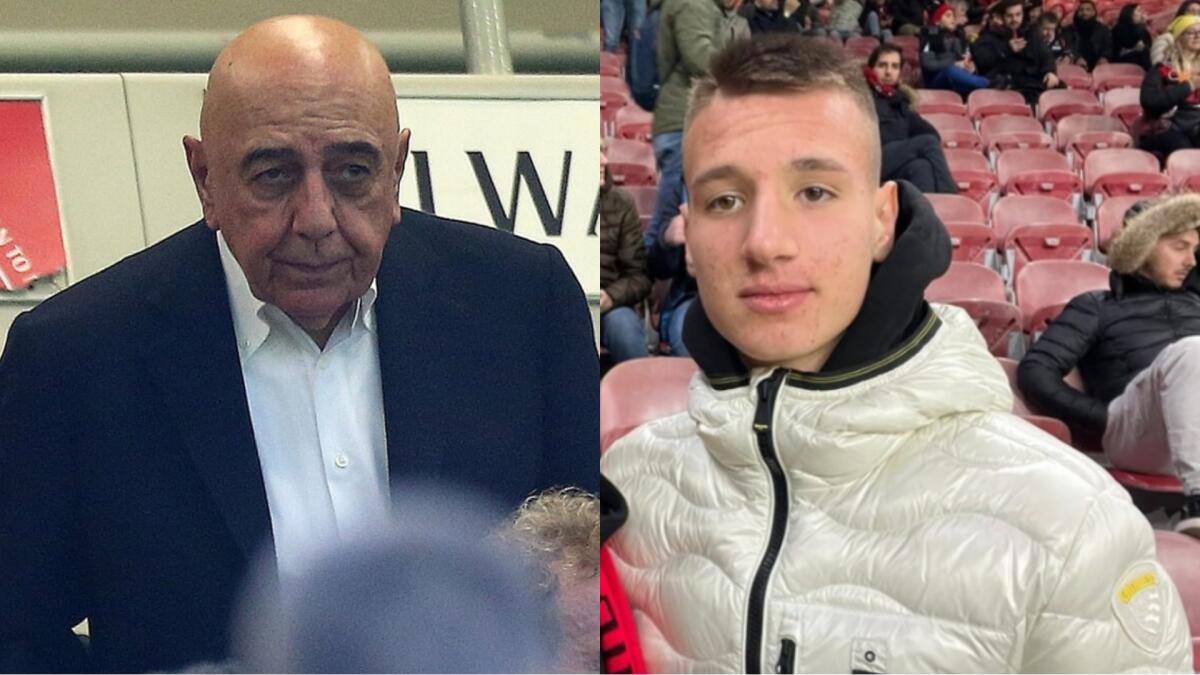 Siparietto a San Siro: Camarda va chiedere una foto a Galliani in tribuna ma non viene riconosciuto - 