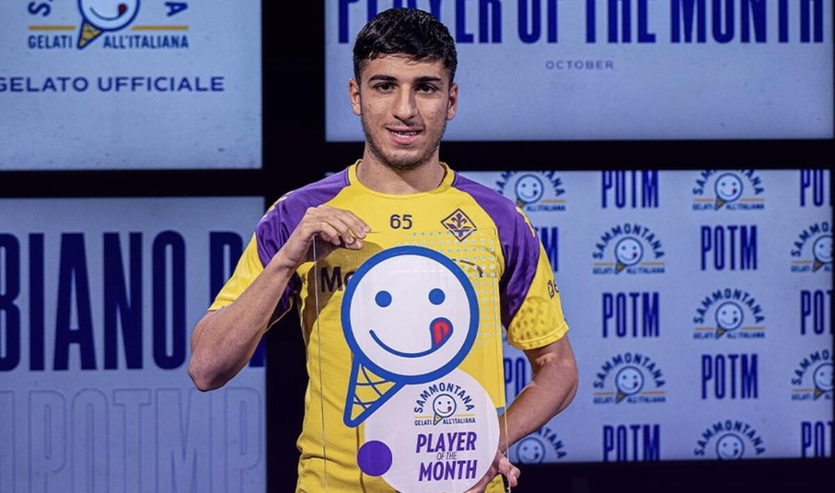 Parisi padrone delle fasce viola: è il miglior giocatore del mese di ottobre della Fiorentina - Foto: Instagram Fiorentina