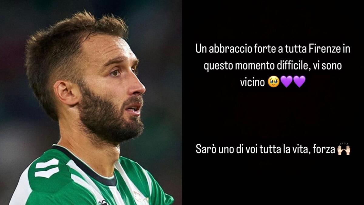Pezzella abbraccia Firenze: "Vi sono vicino in questo momento difficile. Sarò uno di voi per tutta la vita" - 