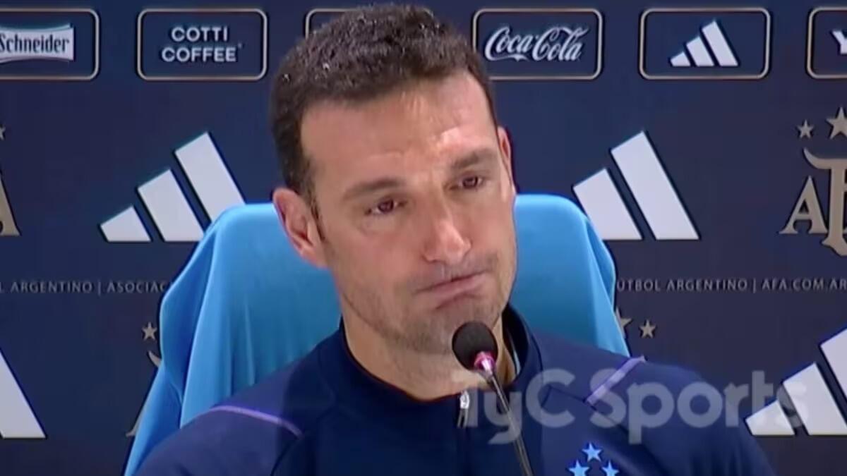 Rottura nell'Argentina, Scaloni annuncia: "Non so più se voglio restare, voglio pensarci, dato molto" - 