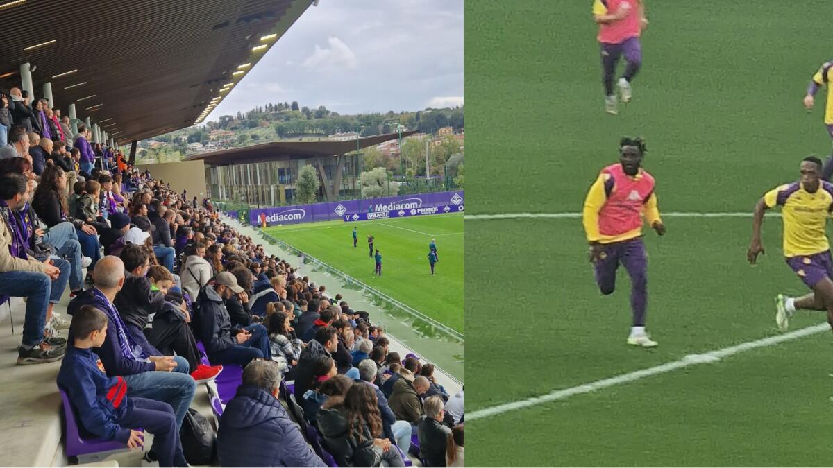 Nzola segna in allenamento e i tifosi esplodono in un boato. Il supporto ad un ragazzo in difficoltà - 