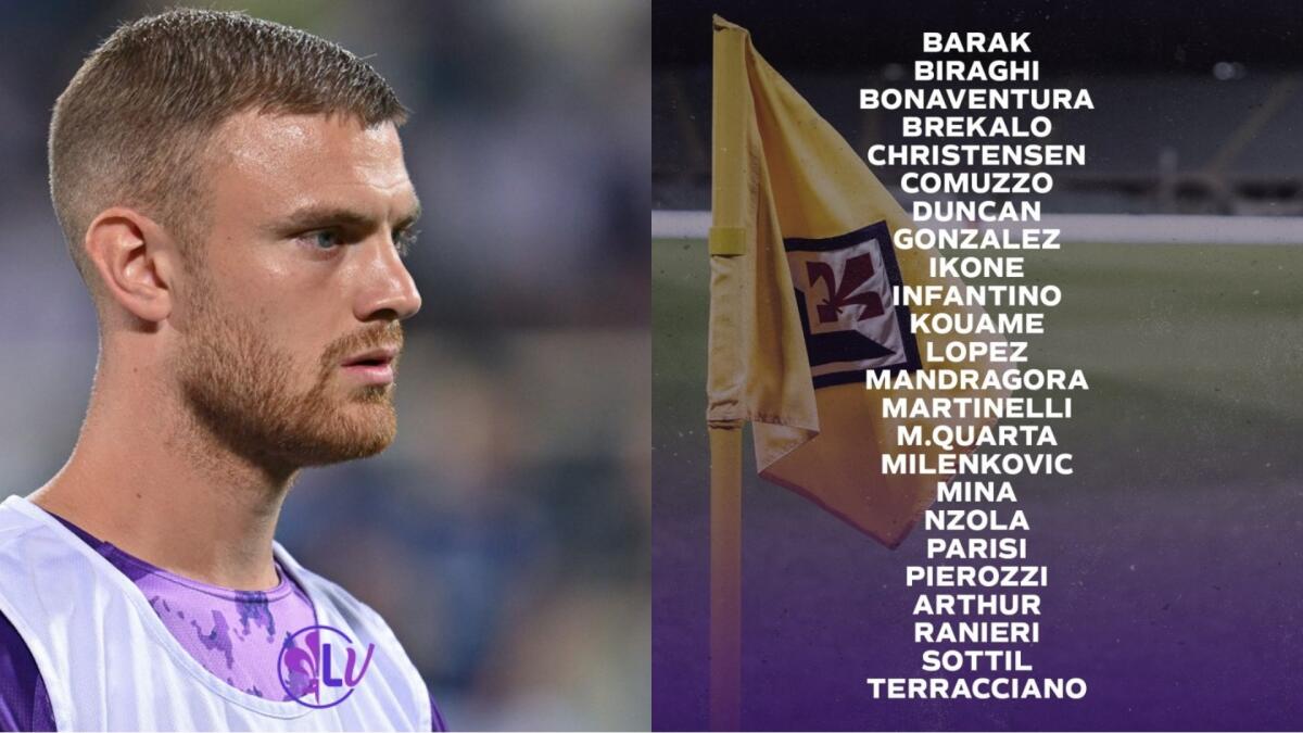 I convocati della Fiorentina per il Bologna: Beltran fuori per l'infortunio avuto contro la Juventus - 
