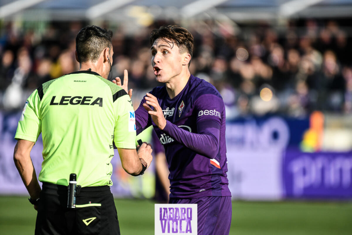 Espulsione a tempo se un giocatore protesta con l'arbitro: può farlo solo il capitano. IFAB accetta - Firenze, stadio Artemio Franchi, 08.02.2020, Fiorentina-Atalanta, Foto Fiorenzo Sernacchioli. Copyright Labaroviola.com