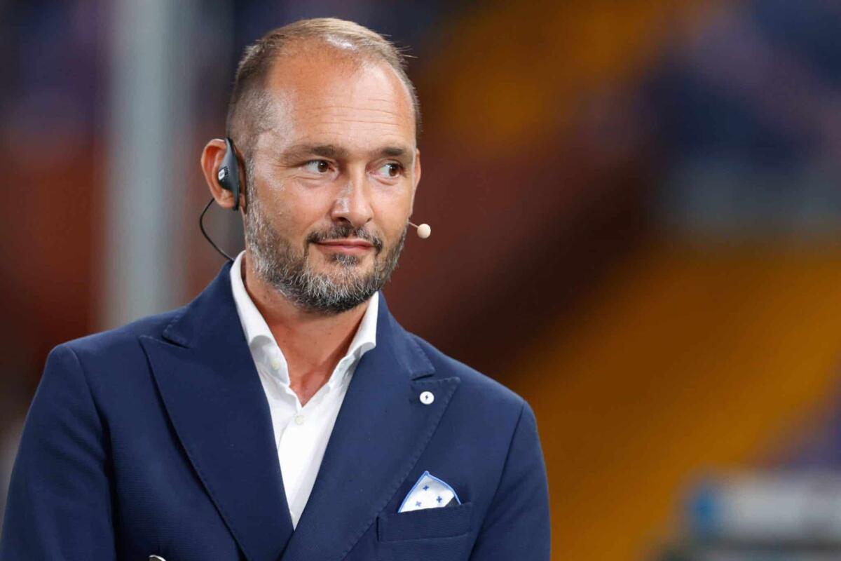 Di Marzio: "La Fiorentina non prenderà nessuno in attacco a gennaio. Fiducia in Nzola e Beltran" - IPP20210824 Football - soccer: Serie A, Sampdoria Genua - AC Mailand, Gianluca Di Marzio SKY Verwendung nur in Deutschland - GERMANY ONLY *** IPP20210824 Football soccer Serie A, Sampdoria Genoa AC Milan, Gianluca Di Marzio SKY Sport use only in Germ