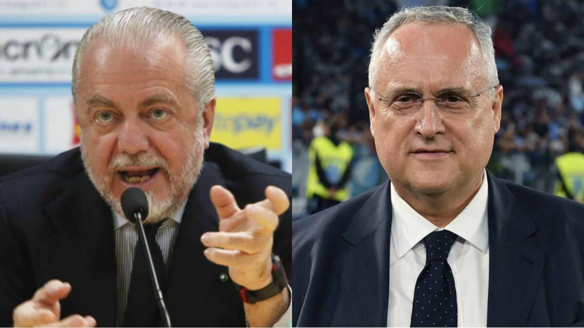 De Laurentiis attacca Lotito: "Diritti tv gli servono per mantenere bilancio della Lazio" - 